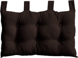 Edredón con 4 bolitas, yute, 90 X 190 Cm, arcilla, 2007AGCHLJT090190, 90 X 190 Cm Edredones y colchas Naty Shop Marrón oscuro