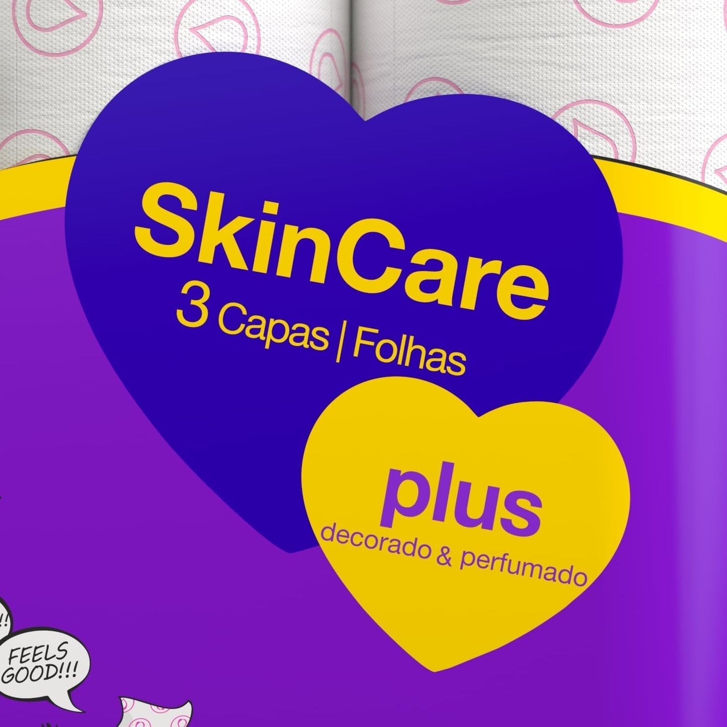 Renova - Papel higiénico Skin Care Plus, Decorado, Perfumado - 12 rollos (Papel higiénico)