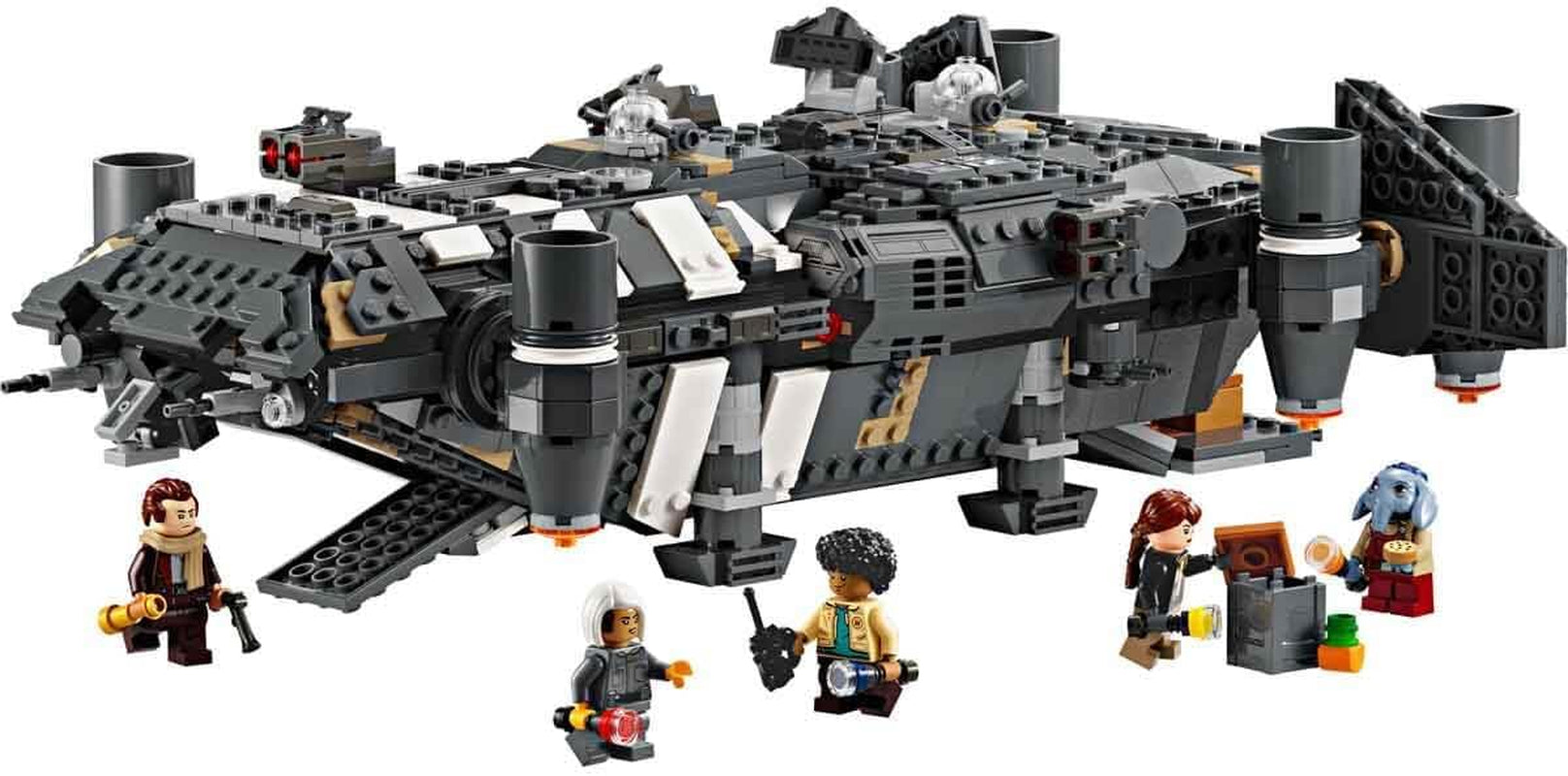 LEGO Star Wars: Skeleton Crew Onyx Cinder, nave espacial de juguete coleccionable y para construir para niños y niñas con 5 personajes, idea de regalo para fans a partir de 10 años 75374 Juegos de construcción Besuche den LEGO-Store