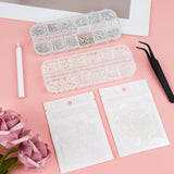 5820 Stück Strasssteine ​​​​Nägel, Glitzersteine ​​​​Nägel Und Halbrunde Perlen, AB Kristall Rhinestones, Flatback Nagel Steine ​​​​mit Pinzette Und Stift Für Nagel/Diy (Mehrere Größen Und Farben)
