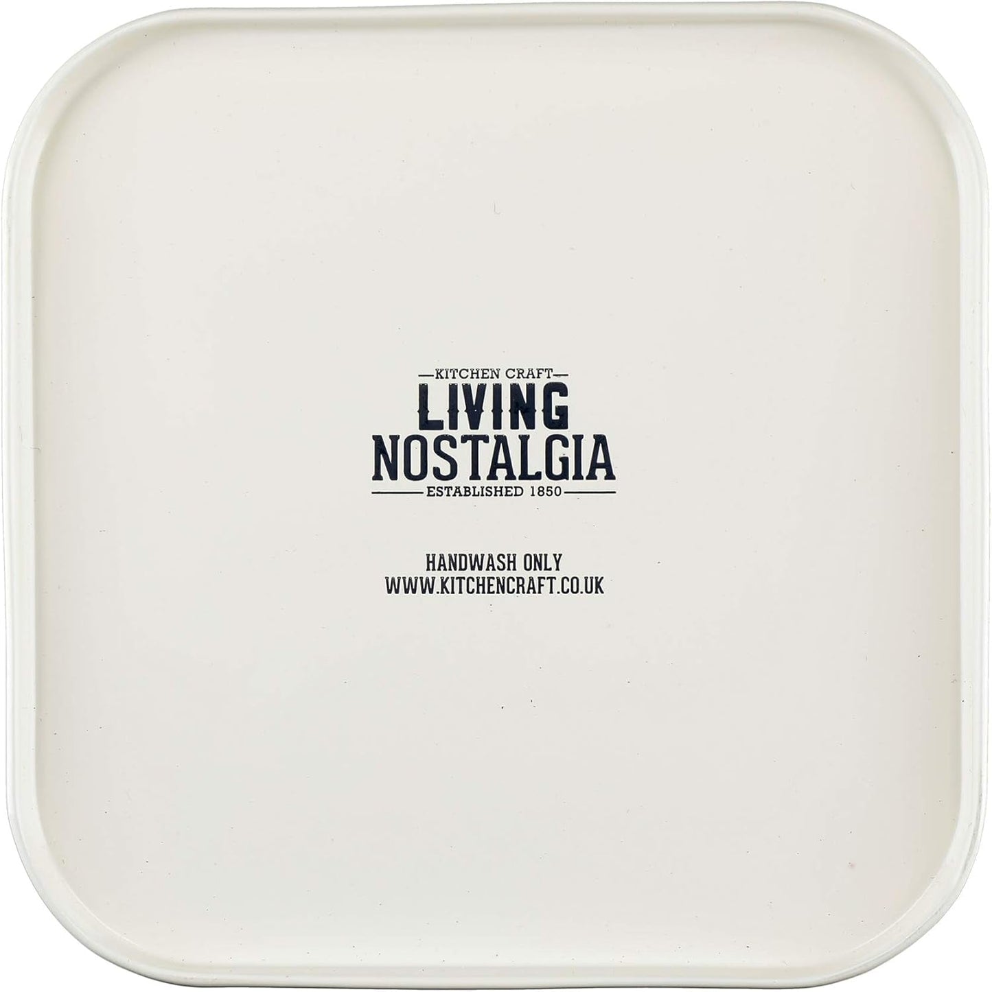 KitchenCraft Living Nostalgia Juego de 3 tarros de almacenamiento para té, azúcar y café en caja de regalo, acero, crema envejecida, 11 cm x 11 cm x 17 cm, cajas de almacenamiento de alimentos azul vintage Naty Shop