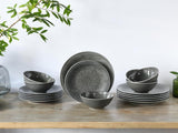 CreaTable, 21627, Serie Orient Mandala, Vajilla de 18 Piezas, Juego de Platos de Porcelana, Apto para Lavavajillas y Microondas, Fabricado en Europa