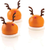 Silikomart, Molde para tartas de silicona Tartufo, 8 puertos individuales, Ø 62 H 52 mm Cocina Naty Shop