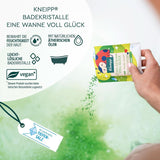 Kneipp, cristales de baño, con extractos naturales de carambola y trébol de la suerte, con alta proporción de sal Luisenhaller, 60 gramos Ducha y baño Naty Shop
