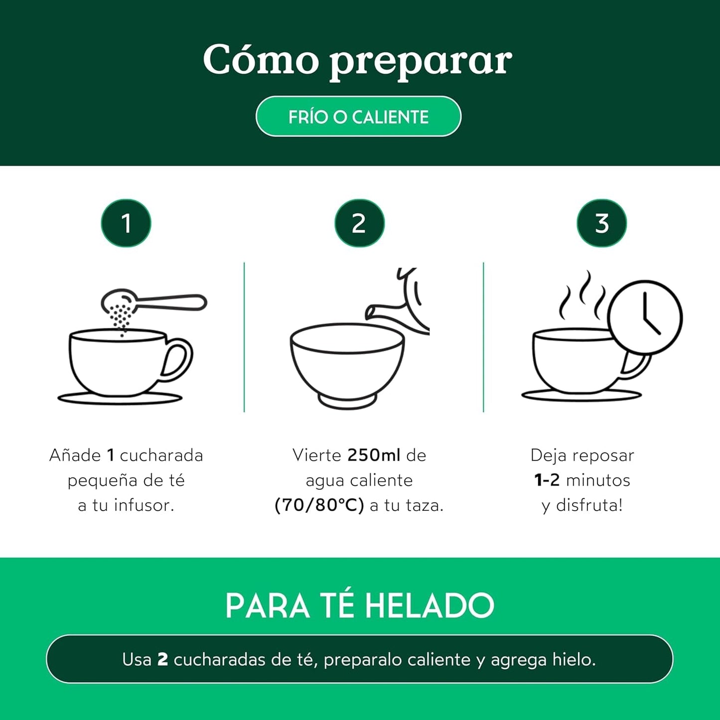 Té verde japonés Gyokuro orgánico (100 g) | Té premium a granel | Sabor umami refinado y dulzura delicada | REPLANTAR