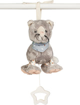 Sterntaler Caja de música S Cat Lilly - Caja de música para bebé de Tela Suave - Juguete de Peluche para que los niños lo aten - Ayuda para Dormir Tiene un Efecto calmante en casa y mientras viaja, Gris Juguetes Bebe Naty Shop