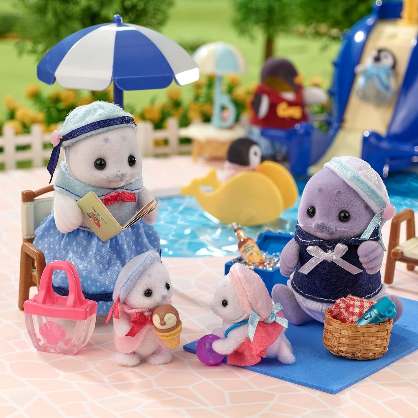 Sylvanian Families - 5759 Figura de animal de la familia Seal, juguete detallado para mayores de 3 años Naty Shop Dolls