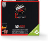 Caffè Vergnano 1882 - Èspresso Kompostierbare Kaffeekapseln, Compatible con Nespresso, Cremoso (Cremoso) - Packung Enthält 50 Kapseln