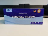 Almohada para el dolor de cuello, almohada ortopédica ergonómica para el cuello, almohada de espuma viscoelástica abdominal para la espalda lateral, almohada antironquidos para hombres y mujeres (62 * 34,5 * 12/8 CM) Almohadas ortopédicas cervicales Naty Shop