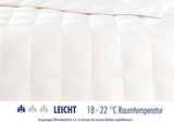 Edredón de plumas Irisette Nora Edredón ligero de verano con funda 100% algodón, relleno 100% plumón clase I, 135 X 200 cm, certificado Oeko-Tex, fabricado según el estándar de calidad alemán Edredones y edredones Naty Shop