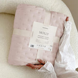 Colcha elegante Molly en rosa empolvado 170 x 210 cm Colcha versátil como colcha o manta de sofá para cama y sofá Estilo manta Ideal como colcha Camas y mantas Besuche den ROOM99-Store