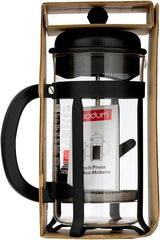 Bodum 1908-01 Cafetera Java, 8 tazas, 1 L, multicapa, negro, 10,6 x 16,3 x 24,5 cm, 6 piezas