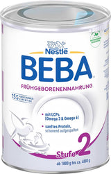 Alimento para prematuros BEBA Nivel 2, Alimento especial para prematuros y recién nacidos de bajo peso, listo para tomar, pack de 32 (32 x 90 ml) Naty Shop