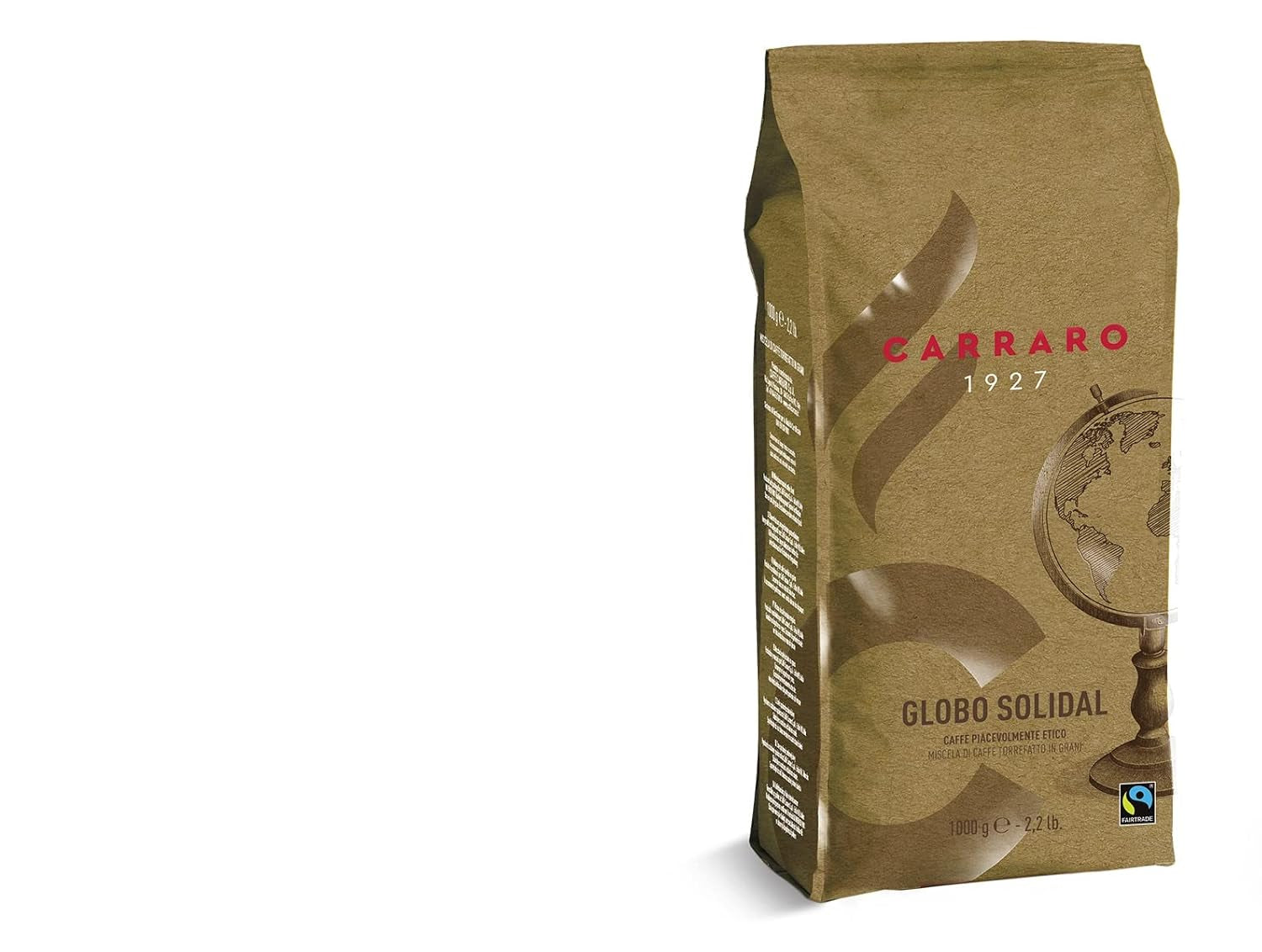 Globo Solidale café en grano de comercio justo 1KG