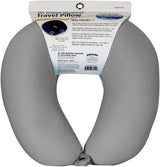 Almohada de viaje para el cuello Cloudz Microbead, gris Naty Shop Almohadas de viaje