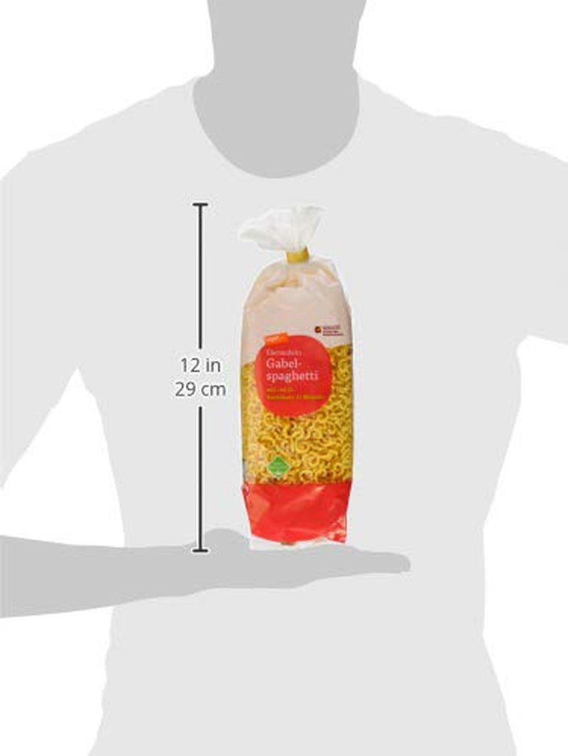 tegut... Fideos con huevo y espaguetis en forma de tenedor, 1 x 500 g