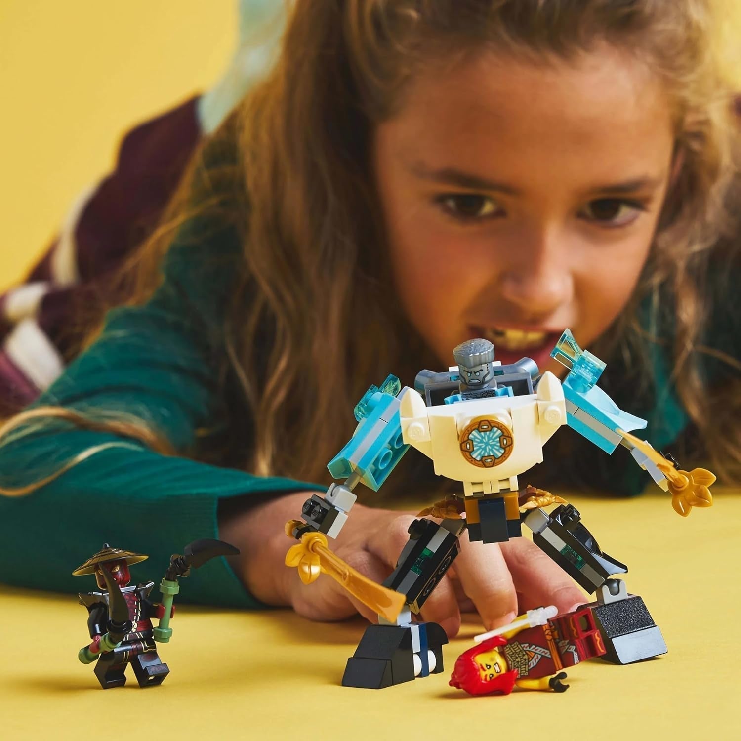 LEGO NINJAGO Robot de acción de Zane - Juguete ninja con 3 minifiguras para juegos de rol - Pequeño set para construir y jugar para niños - Idea de regalo para niños y niñas a partir de 6 años 71827 Juegos de construcción Besuche den LEGO-Store