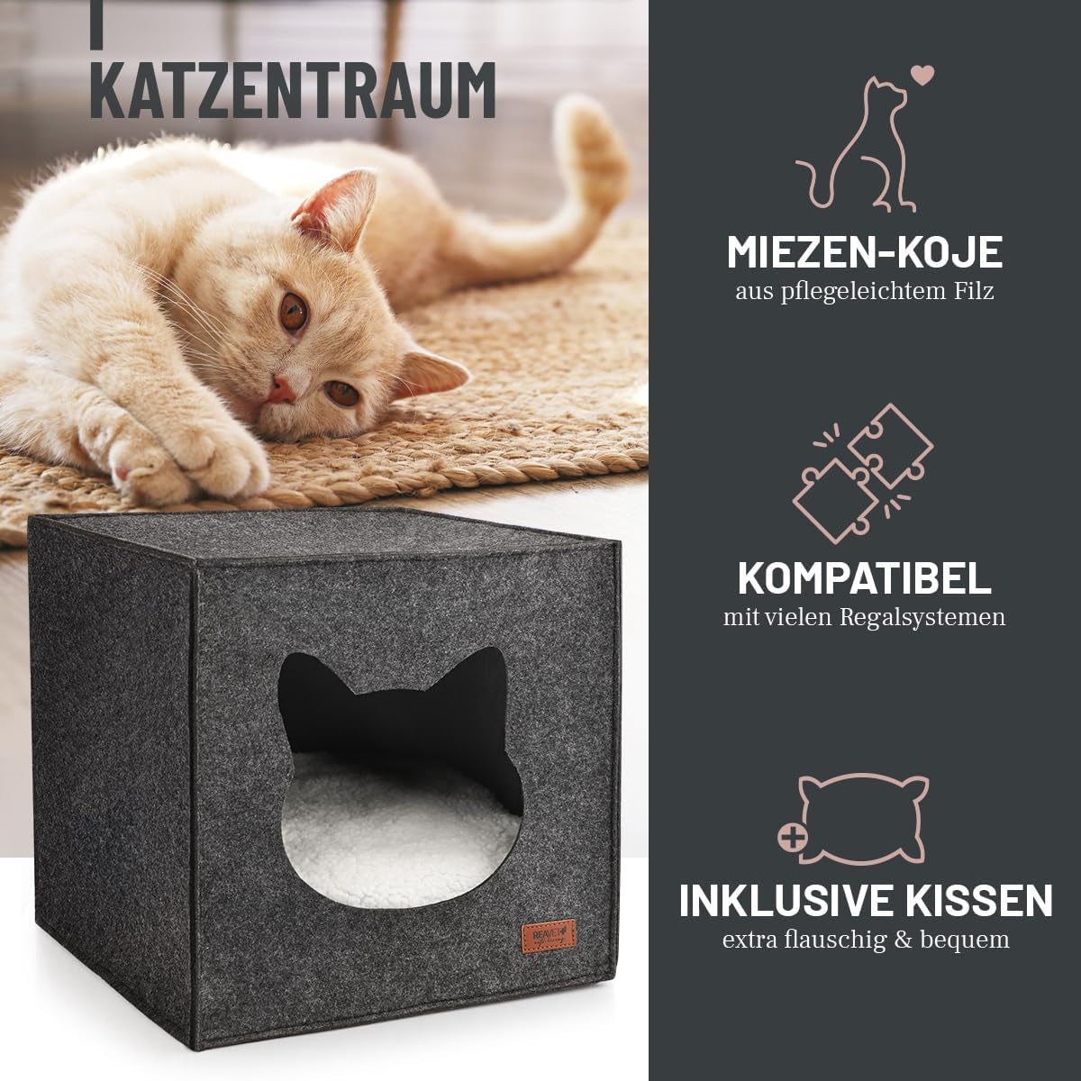 Mantas y Muebles, Mascotas, Casas y Cuevas, Gatos, Camas para gatos, Gatos - camas, colchones