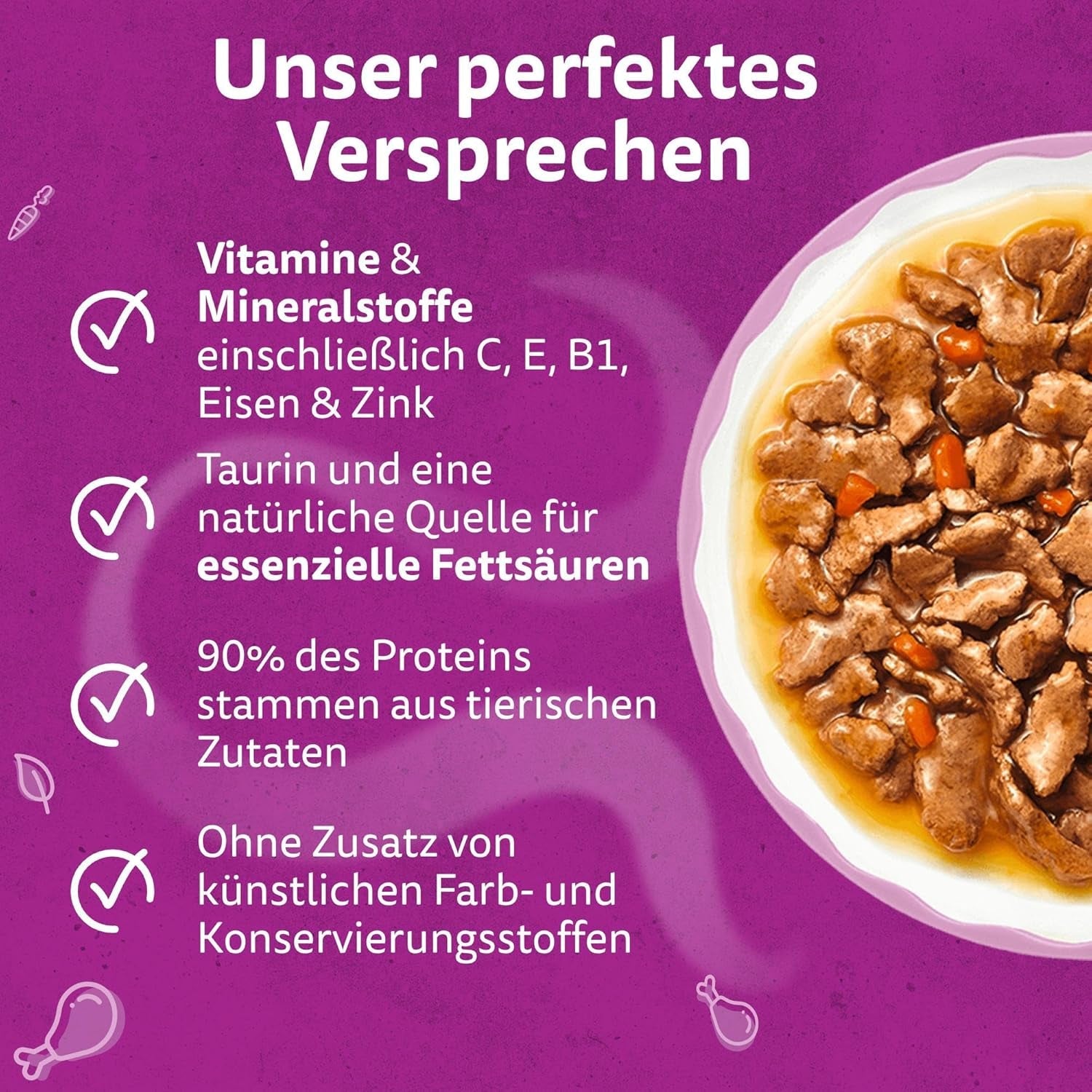 WHISKAS Comida húmeda aromática para gatos en salsa 40 x 85g Selección de pescado