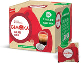 Gimoka Kompostierbare Kaffeepads, Gran Bar Intenso Kaffeemischung, Intensität 12-100 Pads - Compatible con ESE System Papier Pads 44 mm