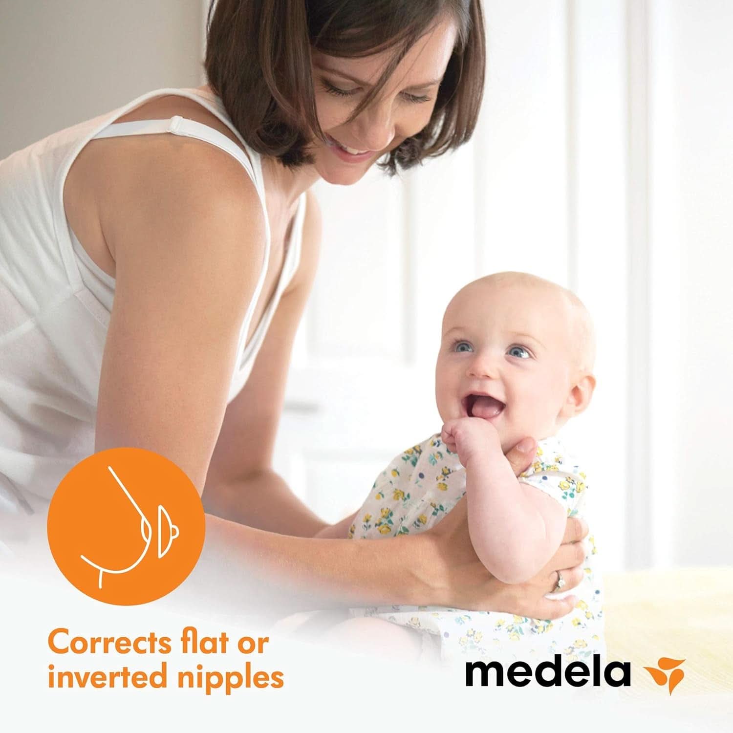 Moldeador de pezones Medela - Sin BPA - Talla única Alimentación y Accesorios Lactancia Bebe Naty Shop