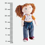 Muñeca HABA Malou - Muñeca blandita de 30 cm de altura para jugar y abrazar - Materiales suaves y lavables - Alternativa ideal a los muñecos de peluche - Apto para niños a partir de 1,5 años - 2010818001