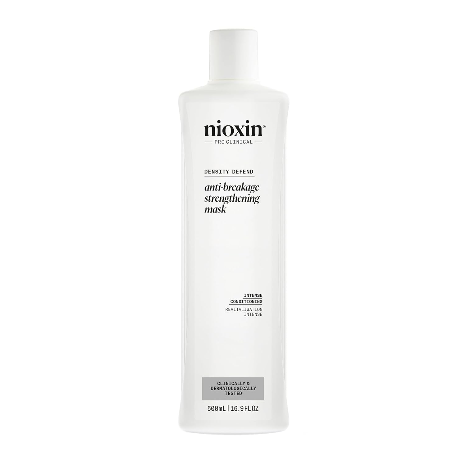Nioxin Density Defend Mascarilla Capilar Fortalecedora Antirotura - Mascarilla capilar hidratante contra la rotura del cabello, cuidado del cabello sin aclarado con vitamina C Mascarilla capilar Naty Shop 500 Ml (1 paquete)