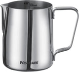 Westmark Brasilia Jarra de leche 200 ml - ideal para crema de café, leche, miel y otros aditivos de café y té, accesorio de barista - acero inoxidable