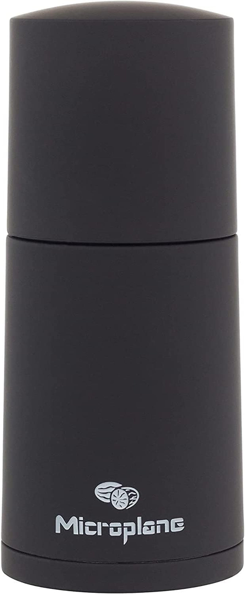 Molinillo de especias Microplane negro para nuez moscada, canela, haba tonka, pimienta larga y otras especias secas Rejillas y molinillos Naty Shop Black Single