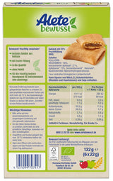 Alete Empanadas Ecológicas con Cereales Integrales y Manzana 6 x 22 g