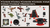 EPOCH Games - Jurassic World Trembling Volcano 7509 Juego de mesa de juguete de dinosaurio para niños a partir de 4 años