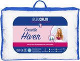 Bleu Calin Edredón de invierno para 1 persona, muy calentito, muy esponjoso - Microfibra - 140X200Cm Edredones y edredones Naty Shop