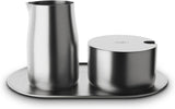 alfi SET DE LECHE Y AZÚCAR, acabado mate, set de leche y azúcar de acero inoxidable de alta calidad, diseño elegante, apto para lavavajillas, duradero