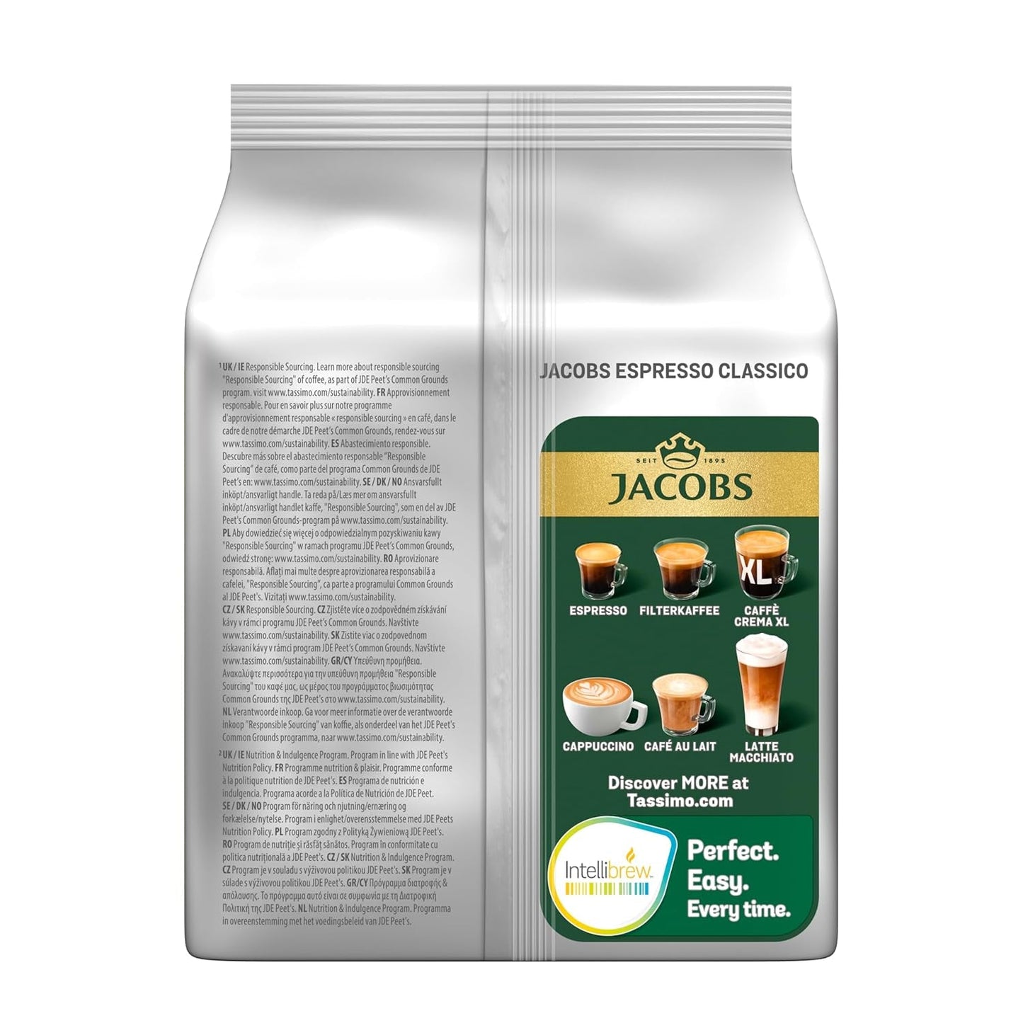 Tassimo Kapseln Jacobs Espresso Classico, 5 x 16 cápsulas, 80 cápsulas de café
