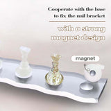 Juego de diseño de uñas – Mano de entrenamiento premium para uñas de gel, accesorios de uñas y uñas artificiales – versátil juego de uñas de gel y accesorios para decoración de uñas