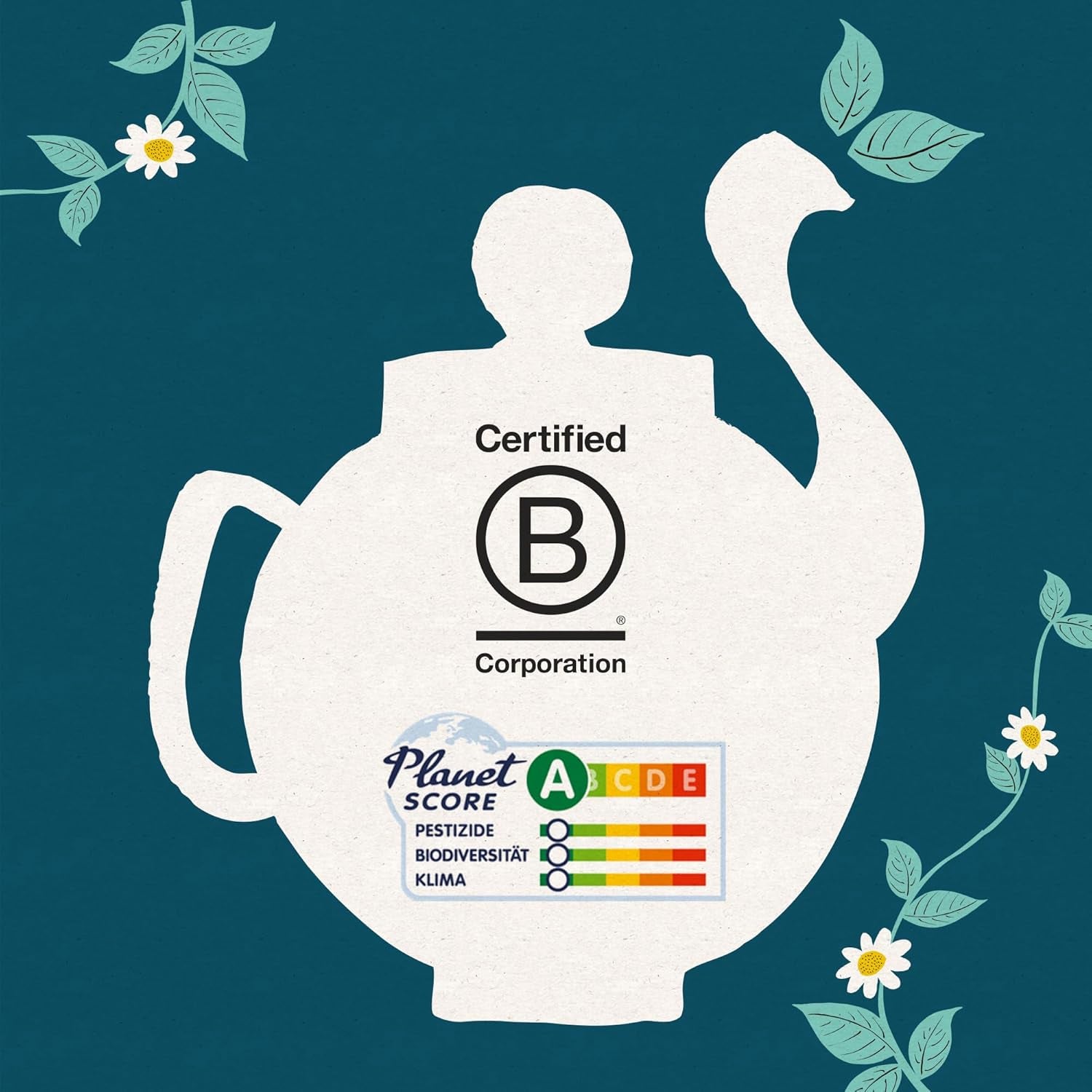 Set de regalo de té orgánico Cupper, 6 surtidos de tés de hierbas y frutas para todo el día, juego de té, caja de regalo, colección de té orgánico seleccionado (1 caja, 78 bolsitas de té)