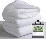 Tural - Edredón 150 X 220 cm con tratamiento Aloe Vera, relleno de fibra 300 G/M², suave, transpirable, certificado Oeko-Tex (blanco, cama 90 cm) Edredones y edredones Naty Shop 220X220
