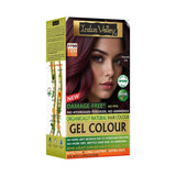 Color de cabello en gel sin daños naturales de Indus Valley | Sin amoniaco, vegano y libre de crueldad animal | Hasta 100% de cobertura de canas, resultados duraderos | Castaño claro 5.0 (20 gramos + 200 ml) Tinte para el cabello Naty Shop Burdeos