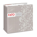 Fato - Servilletas de papel seco, airlaid, efecto textil, paquete de 50 servilletas, 40X40 plegadas en formato 4, Tropicana Decor