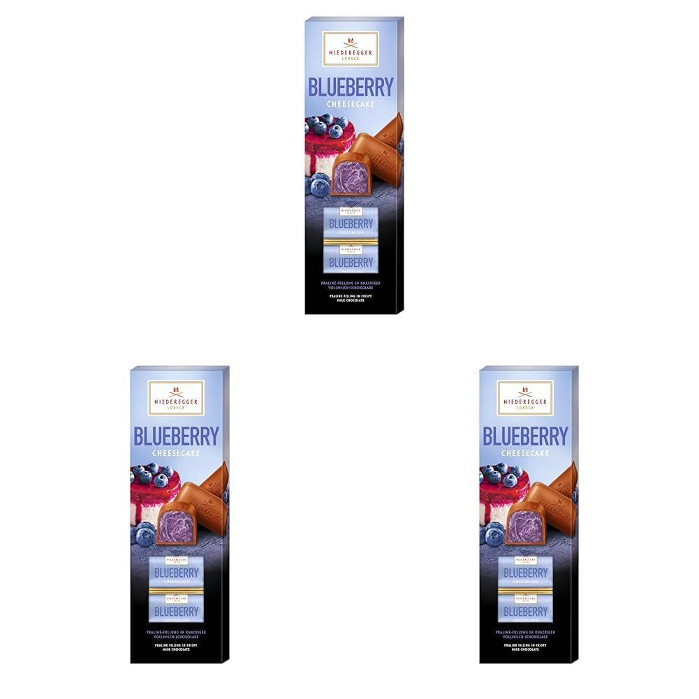 Niederegger Classic Chocolate "Tarta de queso con arándanos" 100g