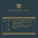 Masterclass Tiefes Muffinblech/Yorkshire Puddingform, 6-Loch-Form Mit PTFE-, PFOA- Und Bpa-Freier Antihaftbeschichtung, Robuster 1 Mm Kohlenstoffstahl, Grau, 35 X 26 Cm Moldes y bandejas para hornear Naty Shop