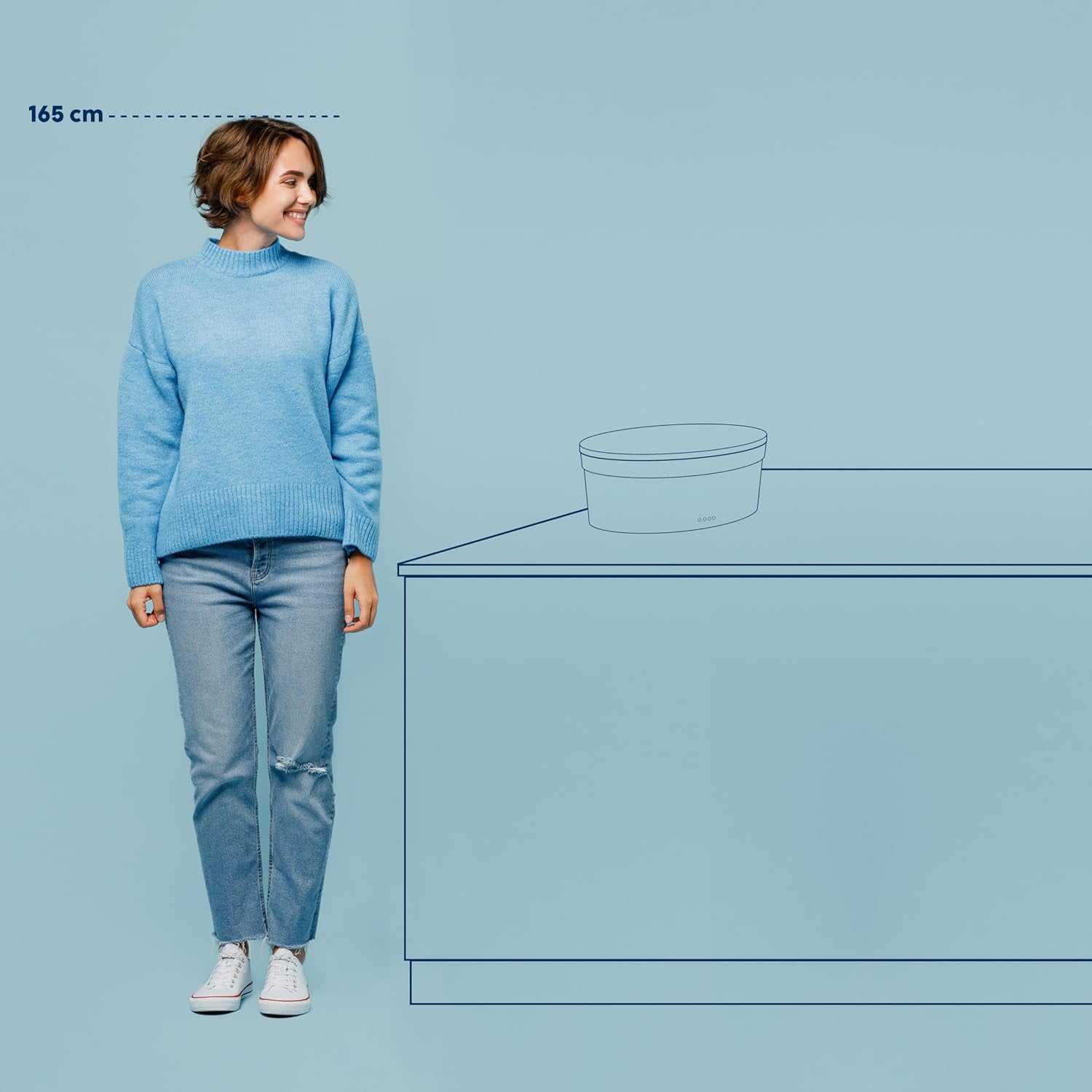 Kela panera con orificios de ventilación, panera de cerámica, SALENA, panera, blanco, 36,5 x 23,5 x 14 cm Cajas de almacenamiento de alimentos Naty Shop