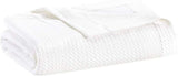 Madison Park Manta de edredón transpirable 100% algodón egipcio, funda ligera de temporada de lujo de punto de primera calidad para cama, sofá y sofá, cama Full/Queen, edredones y edredones Rose Naty Shop Garden White/Opulent King