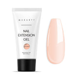 Makartt Poly Nail Extension Gel - 50 ML Extension Builder Acrylic Poly Nägel Aufbaugel Extender Gel Für Gelnägel Für Nagelverlängerung, Nagelstärkung, Nail Art Dekoration(Transparente)