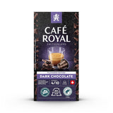 Café Royal con sabor a chocolate negro 100 cápsulas para cafetera Nespresso - intensidad 4/10 - certificado UTZ, con aluminio y Lungo 36 cápsulas para cafetera Nespresso - intensidad 4/10