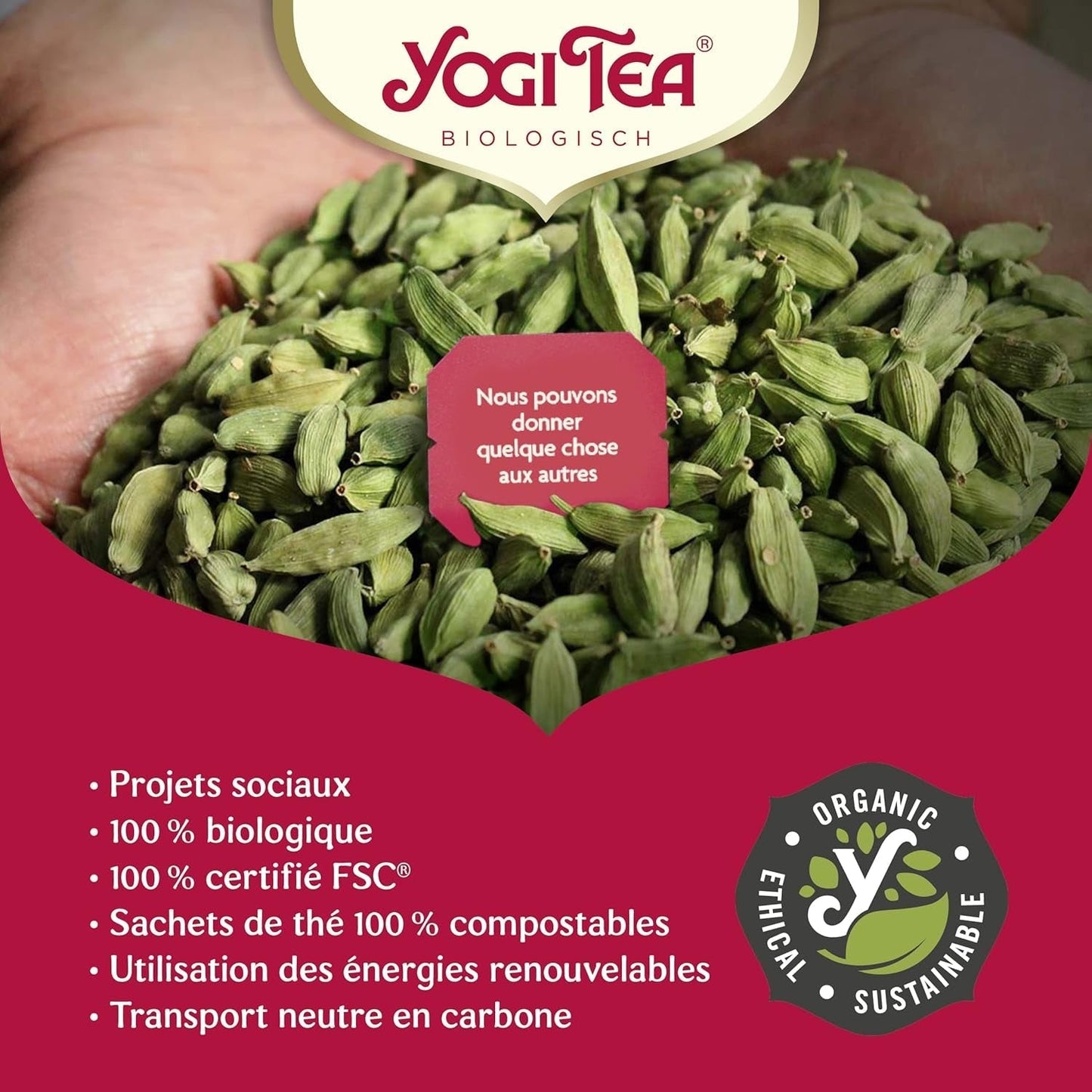 Yogi Tea - Kurkuma Chai Té ayurvédico especiado orgánico Sin cafeína Mezcla de cúrcuma, canela y jengibre Yogi Tea suelto, paquete de 8 x 90 g (720 g), regalo ideal
