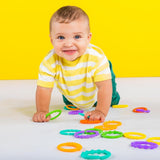 Bright Starts, Oball, eslabones de conexión de cadena para cochecito, muchos eslabones, plegable, fácil de colocar, fácil de limpiar, perfecto para viajar Bebe Toys Naty Shop