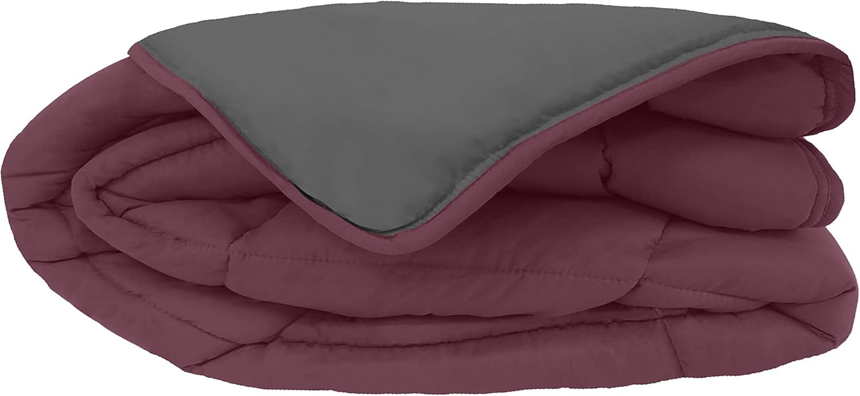 Toison D'Or Colcha Cocoon, ciruela/acero, 140 X 200 Cm Edredones y colchas Naty Shop Ciruela/acero 140 Cm X 200 Cm