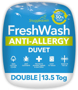 Edredón para alergias Snuggledown Freshwash, 13,5 Tog Winter Warm, algodón, blanco, cama individual Edredones y colchas Naty Shop 10 X 200 X 200 Cm 13,5 Tog
