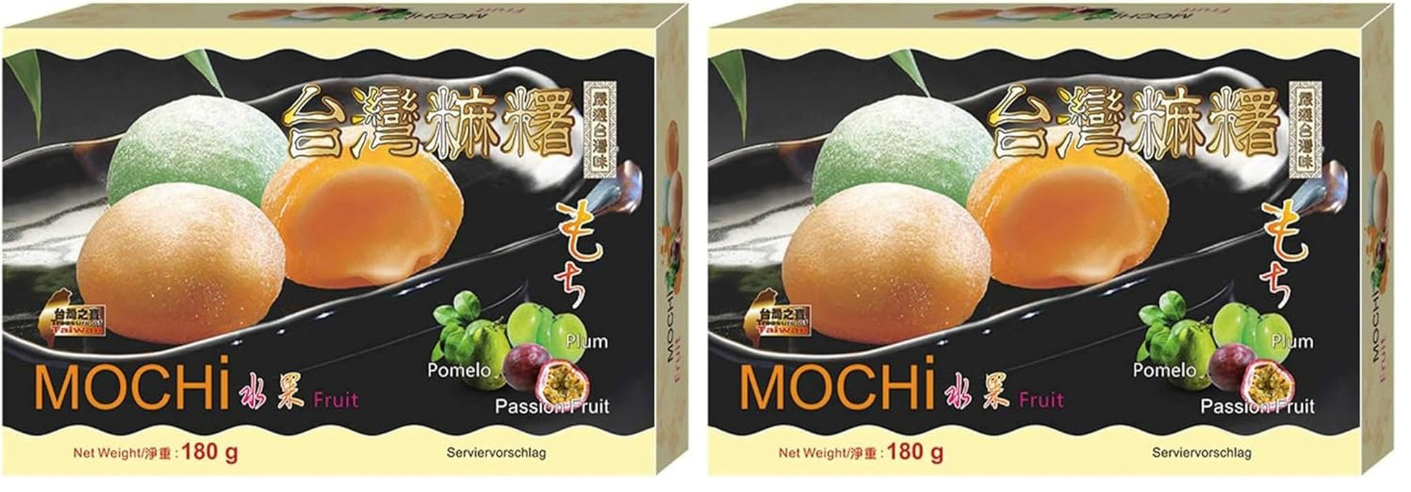 Mochi, mezcla de frutas, 1 x 180 g